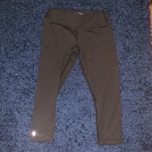 Dark heather green no bull leggings size medium